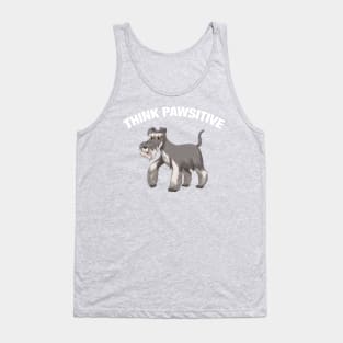 Think Pawsitive - Schnauzer Tank Top